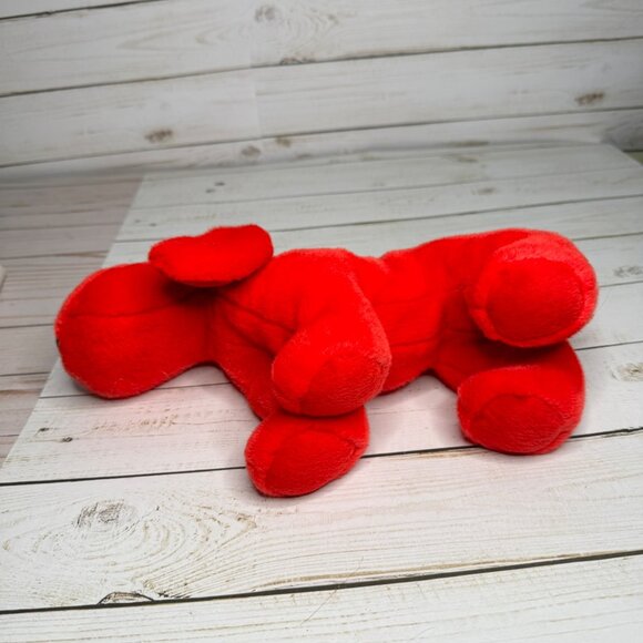Ty Beanie Buddies Rover The Red Dog 12" Plush Stuffed Animal 1998 - Picture 8 of 9